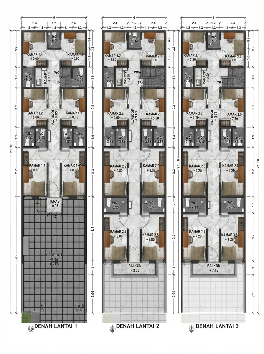 22 Kamar
