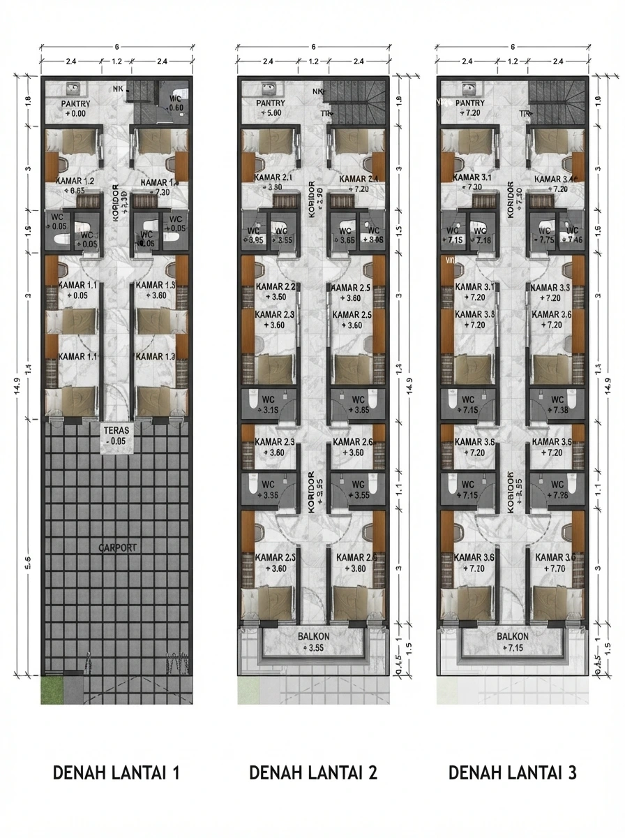 16 Kamar
