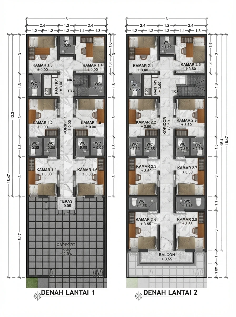 14 Kamar