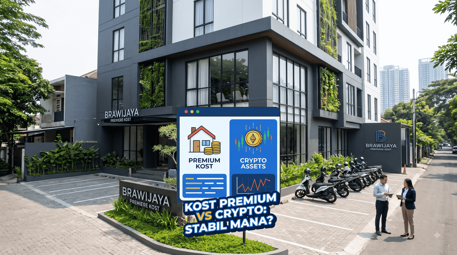 Investasi Kost Premium vs Crypto, Mana Lebih Cuan dan Stabil untuk Jangka Panjang?